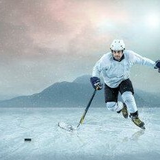 ice hockey burns tons of calories!