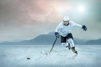 ice hockey burns tons of calories!