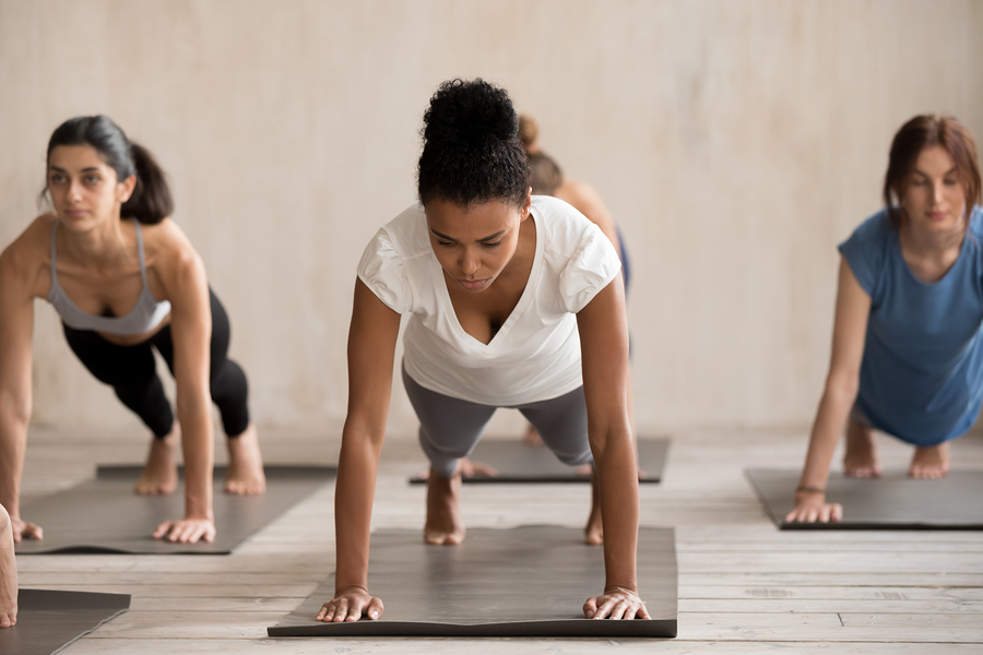 Plank Pose Beginners Yoga