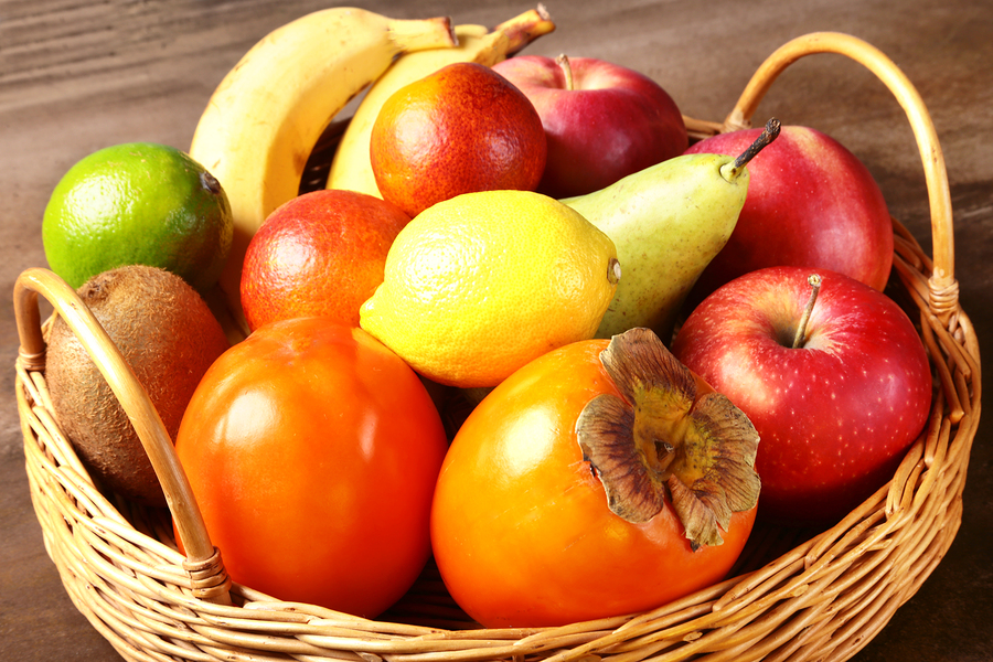 Fresh Mixed Fruit Vegetables Healthy